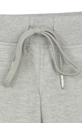 Girls Grey Regular Fit Below Knee Solid Shorts