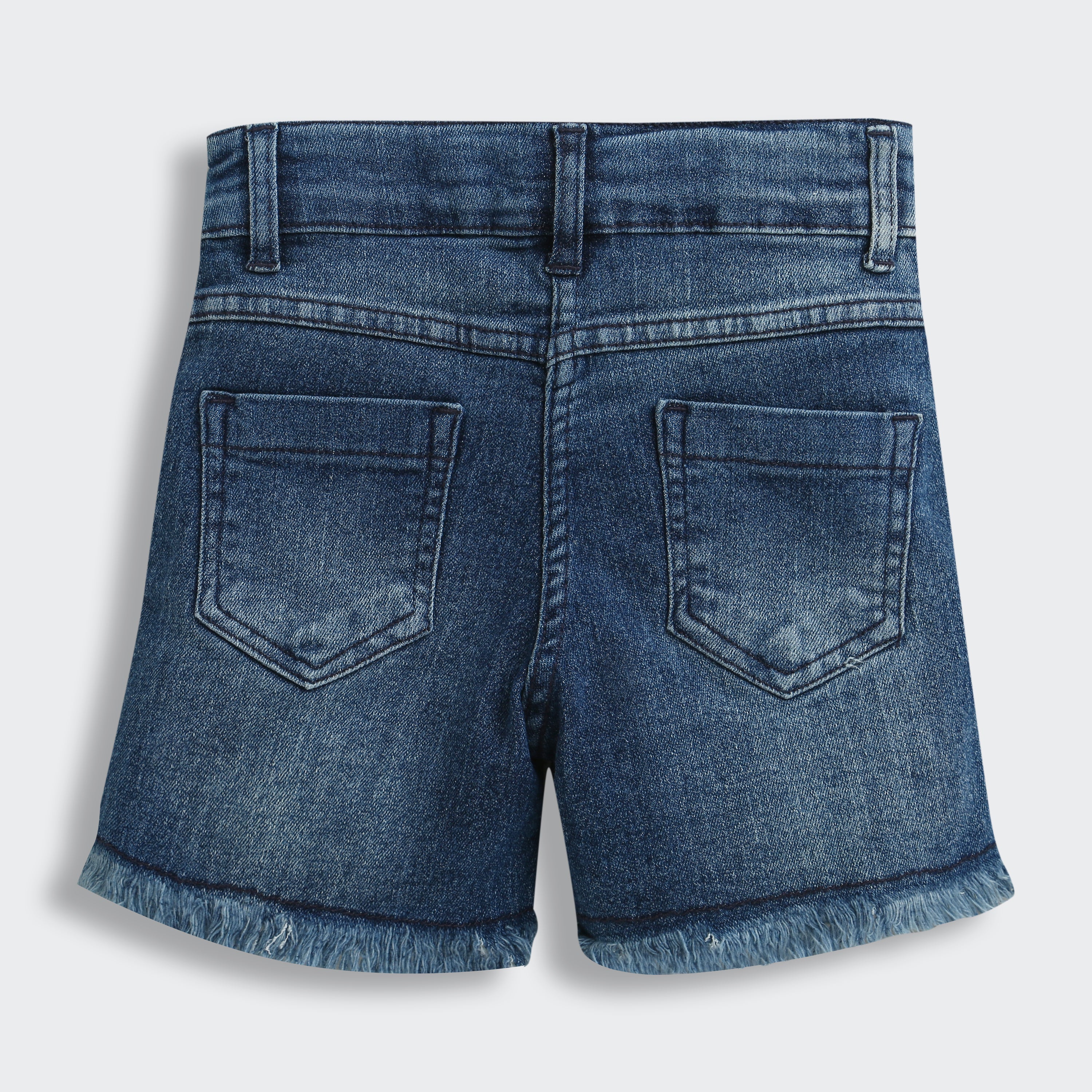 Girls Blue Casual Shorts