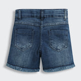 Girls Blue Casual Shorts