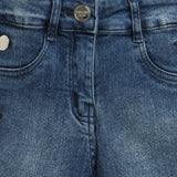 Girls Blue Casual Shorts