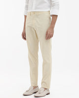 Men's Yellow Casual Regular Fit Solid Trouser
