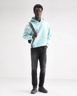 Men's Grey Casual Slim Fit Solid Jeans