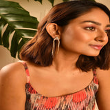 Women's Silver Casual Earrings