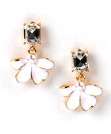 Women's White Casual Earrings