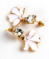 Women's White Casual Earrings