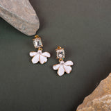 Women's White Casual Earrings
