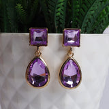 Women's Purple Casual Earrings
