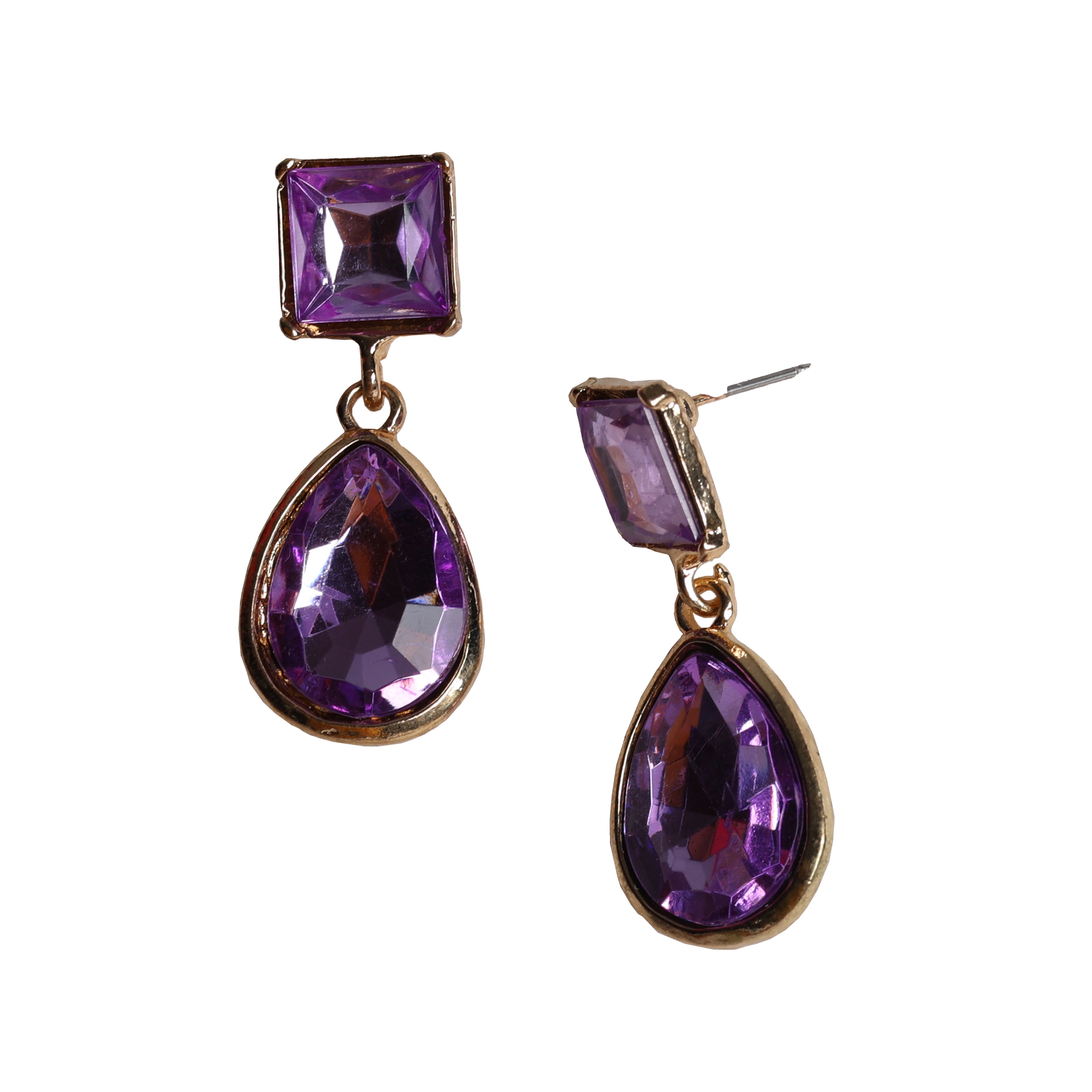 Women's Purple Casual Earrings
