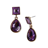 Women's Purple Casual Earrings