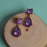 Women's Purple Casual Earrings
