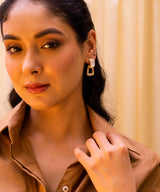Women's Gold Casual Earrings