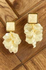 Women's White Casual Earrings