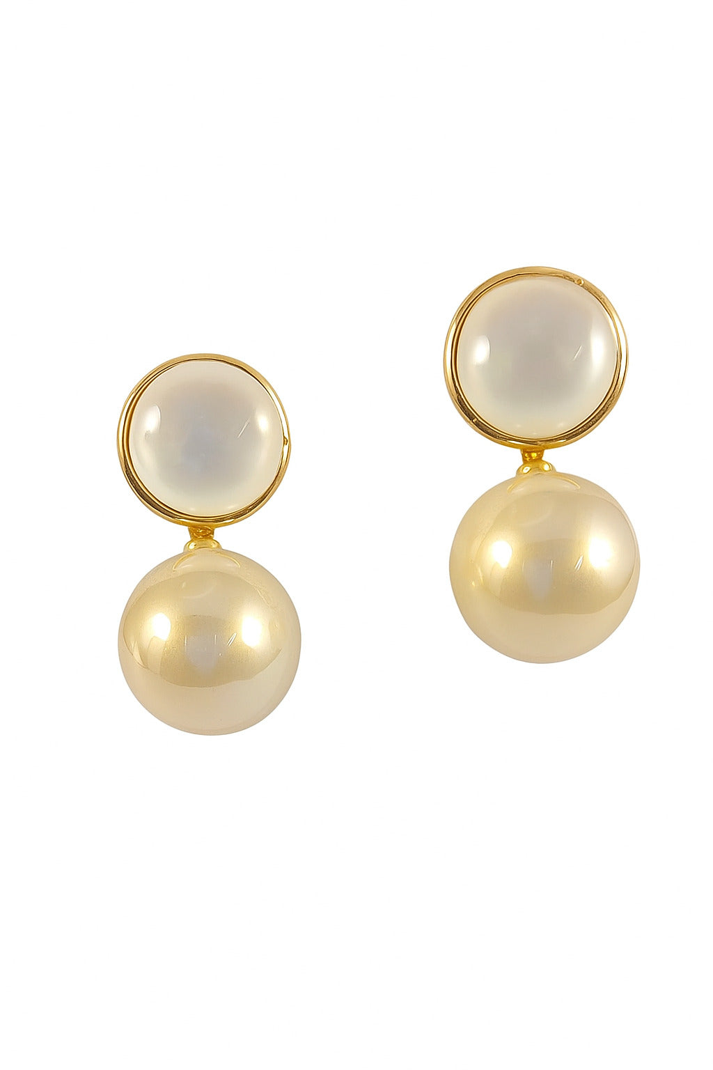 Women's White Casual Earrings