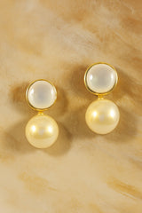 Women's White Casual Earrings