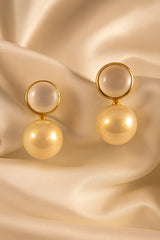 Women's White Casual Earrings