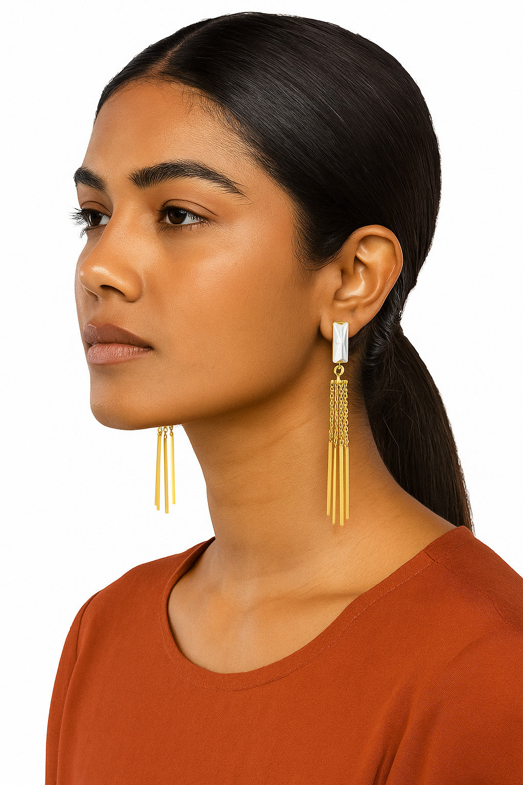 Women's Gold Casual Earrings