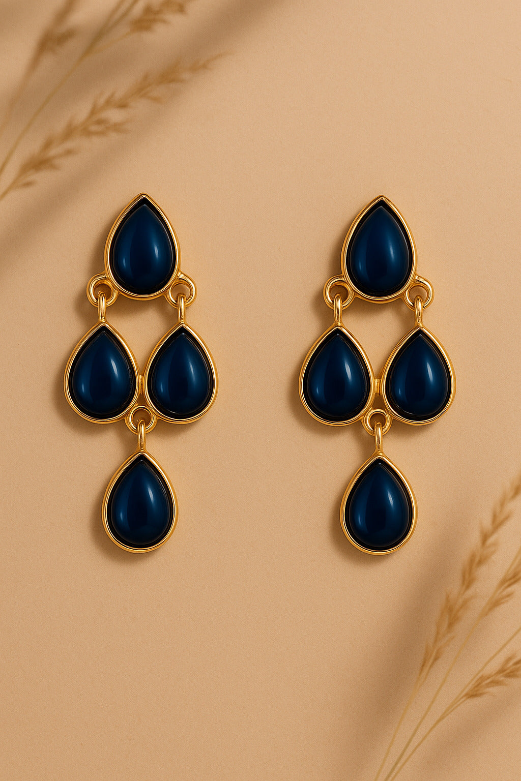 Women's Gold Casual Earrings