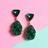 Women's Green Casual Earrings