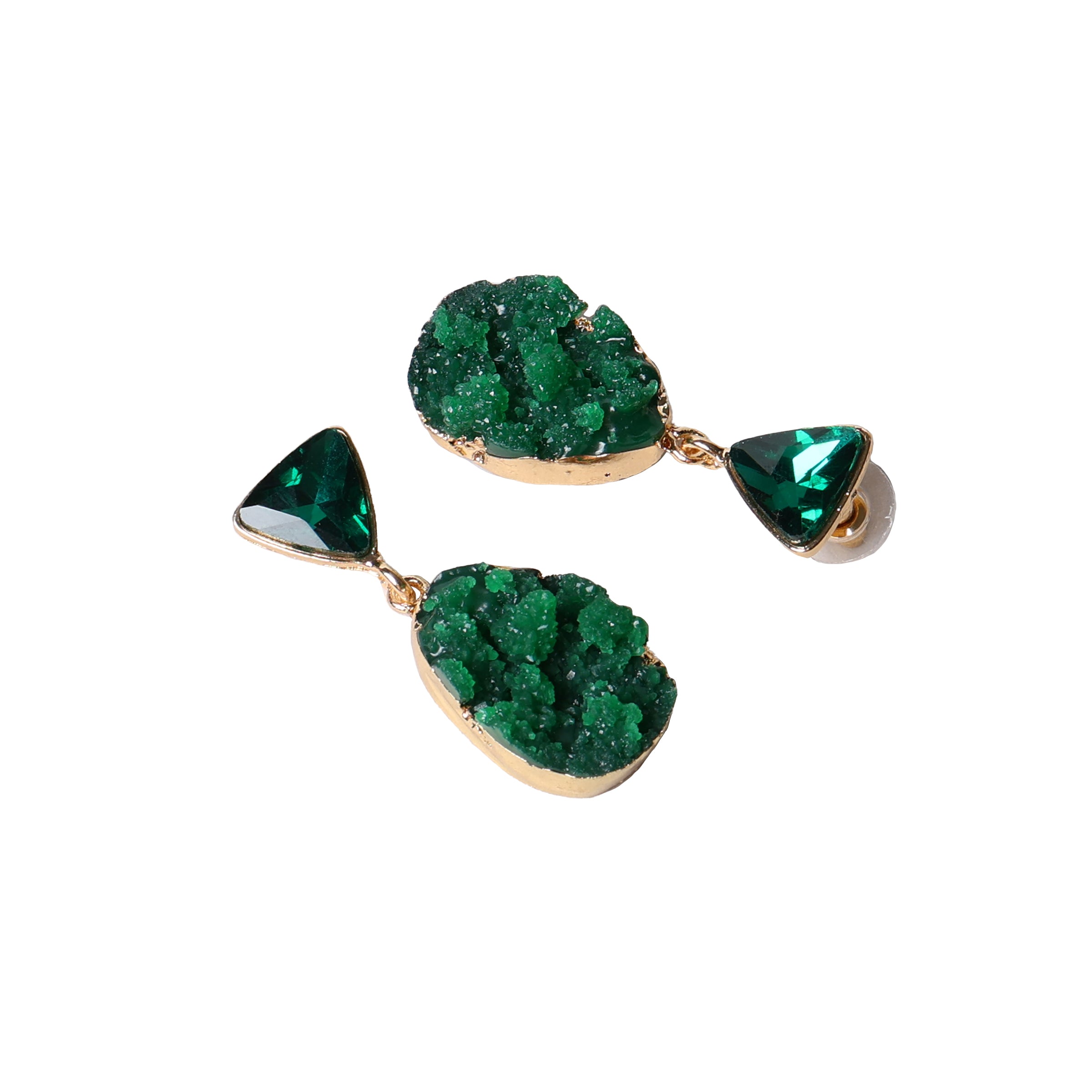 Women's Green Casual Earrings