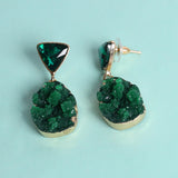 Women's Green Casual Earrings