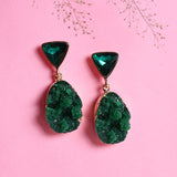 Women's Green Casual Earrings