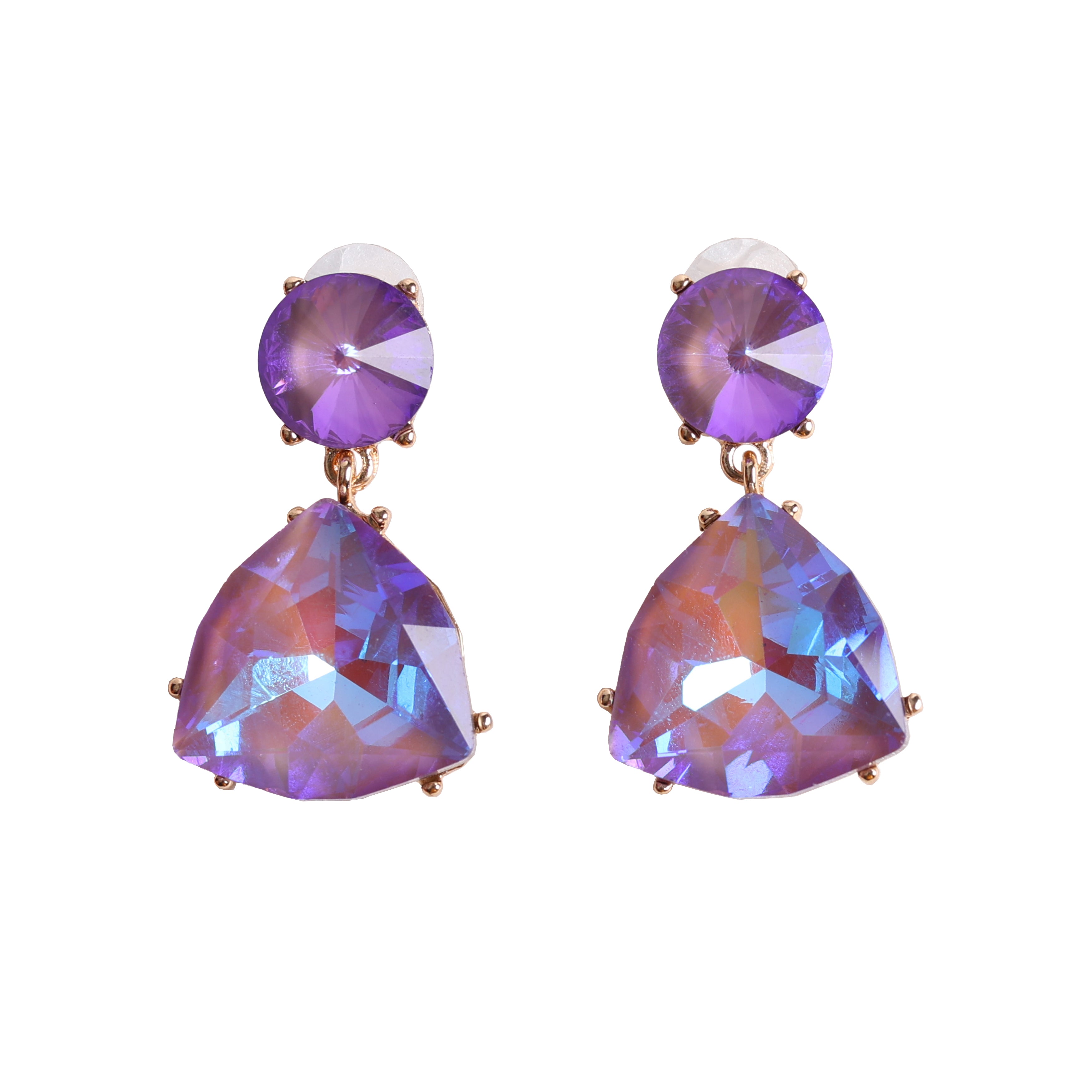 Women's Purple Casual Earrings