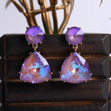Women's Purple Casual Earrings