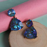 Women's Blue Casual Earrings