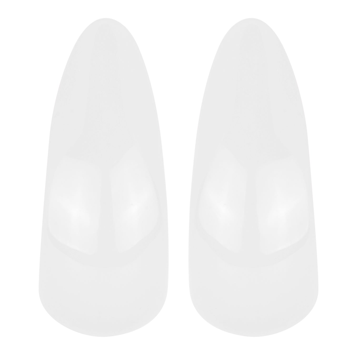 Women's White U Shape Statement Earring