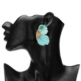 Women's Butterfly Shape Aqua Designer Earring