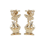 Women's Golden Hoop Earring Butterfly