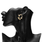 Women's Golden Hoop Earring Butterfly