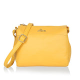 Women's Yellow Casual Solid Sling Bag