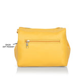 Women's Yellow Casual Solid Sling Bag