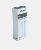 Men's White Pure Cotton Handkerchief
