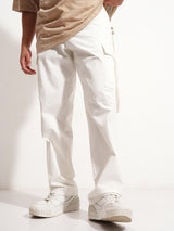 Men's Cloud Dancer Straight Fit Elasticated Cargo Trouser