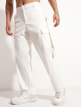 Men's Cloud Dancer Straight Fit Elasticated Cargo Trouser
