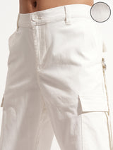 Men's Cloud Dancer Straight Fit Elasticated Cargo Trouser