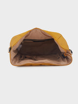 Women's Yellow Faux Leather Hobo Bag 24L