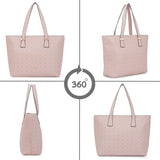 Women's Pink Work Printed Tote Bag
