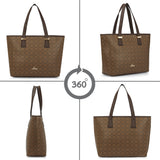 Women's Khaki Work Printed Tote Bag