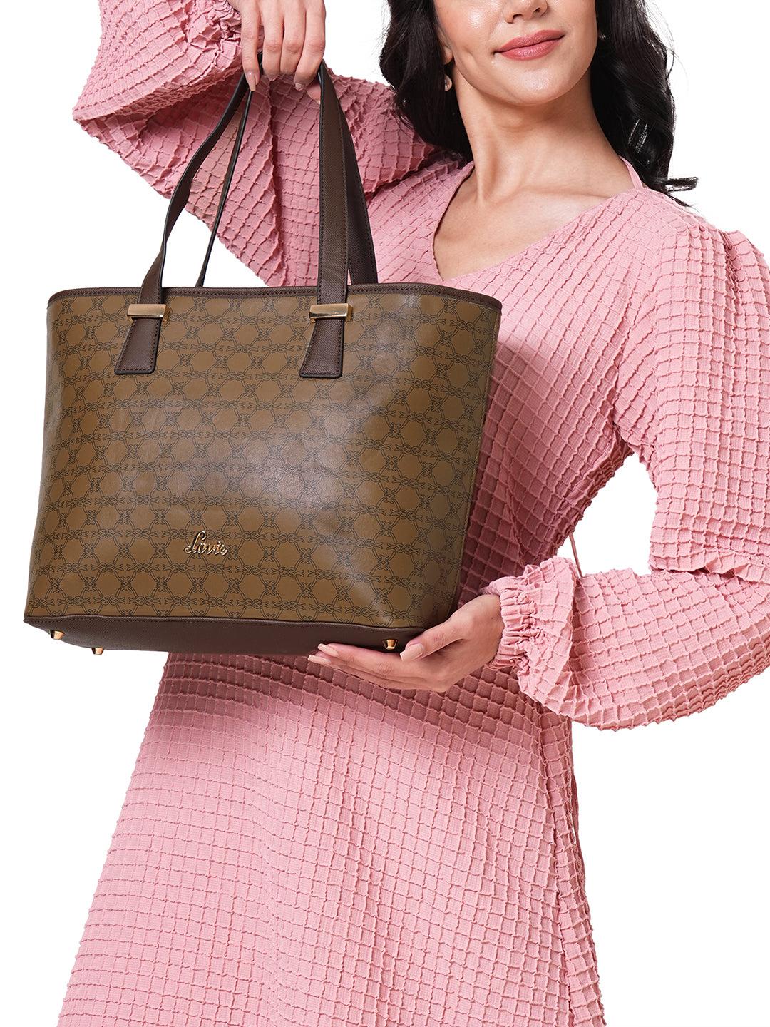 Women's Khaki Work Printed Tote Bag