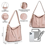 Women's Pink Casual Printed Hobo Bag