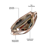 Women's Pink Casual Printed Hobo Bag