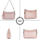 Women's Pink Casual Printed Hobo Bag