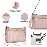 Women's Pink Casual Printed Hobo Bag