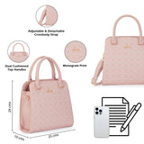 Women's Pink Casual Printed Satchel