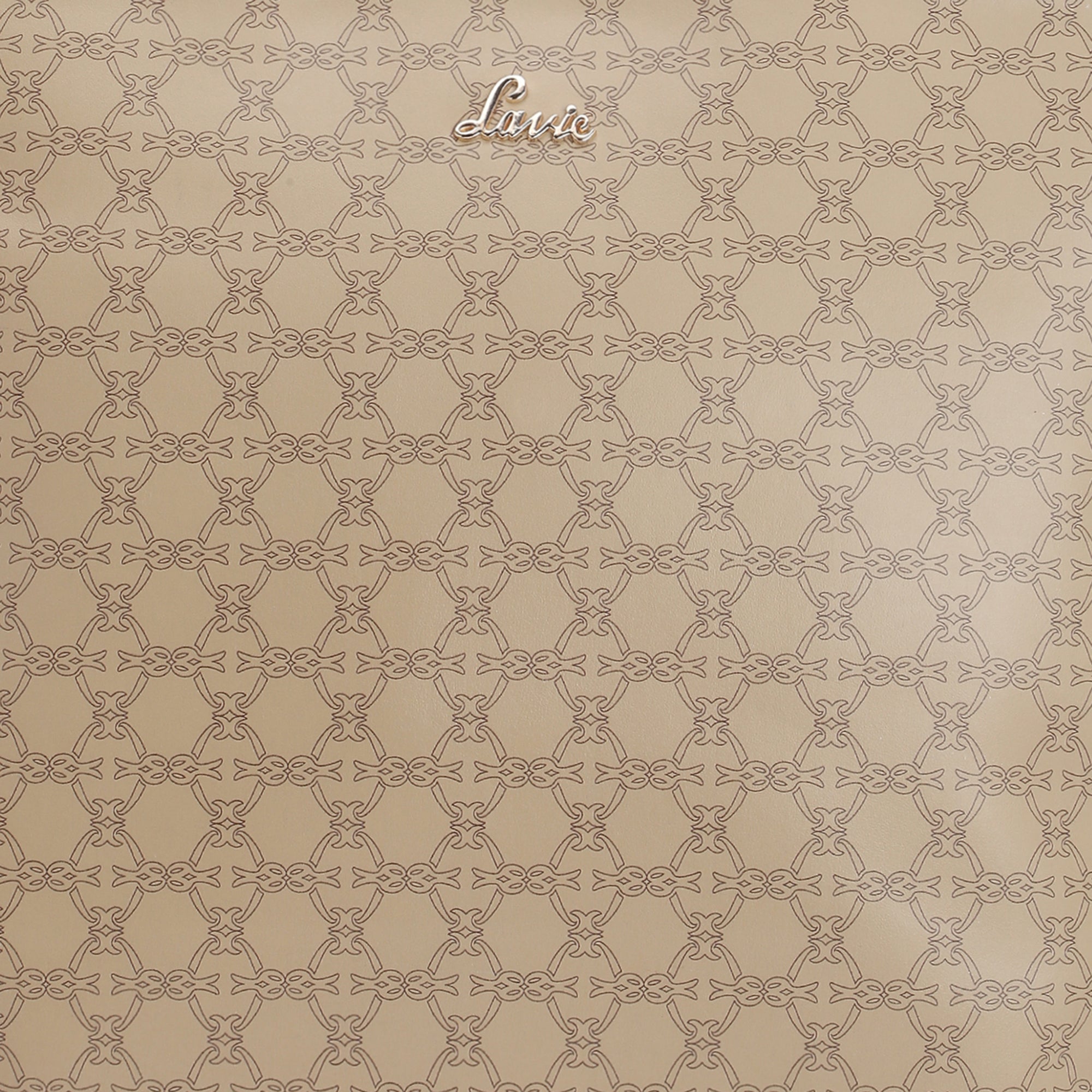 Women's Beige Casual Printed Tote Bag