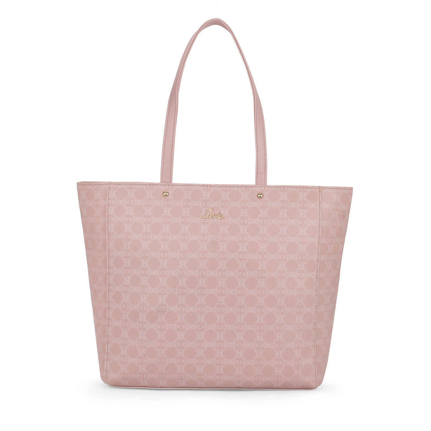 Women's Pink Casual Printed Tote Bag