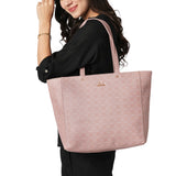 Women's Pink Casual Printed Tote Bag